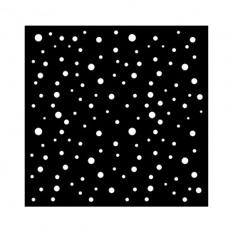 Stamperia Χονδρό Στένσιλ 0,5mm 18x18cm Dots Pattern