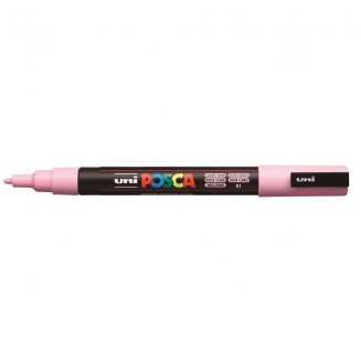 Posca Μαρκαδόρος PC-3M Λεπτό 0,9-1,3 mm Ροζ Ανοιχτό