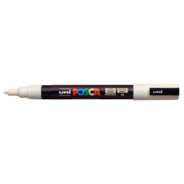 Posca Μαρκαδόρος PC-3M Λεπτό 0,9-1,3 mm Ιβουάρ