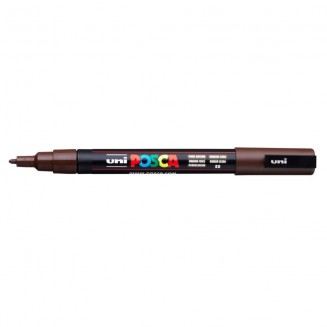 Posca Μαρκαδόρος PC-3M Λεπτό 0,9-1,3 mm Σκούρο Καφέ