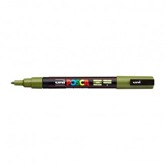 Posca Μαρκαδόρος PC-3M Λεπτό 0,9-1,3 mm Χακί