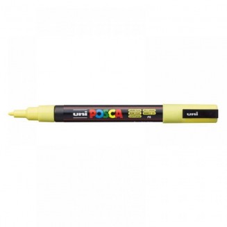 Posca Μαρκαδόρος PC-3M Λεπτό 0,9-1,3 mm Κίτρινο Παλ