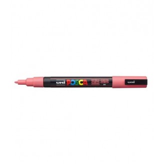 Posca Μαρκαδόρος PC-3M Λεπτό 0,9-1,3 mm Κοραλί