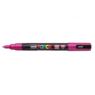 Posca Μαρκαδόρος PC-3M Λεπτό 0,9-1,3mm Φούξια