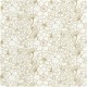 Rico Design 20 Χαρτοπετσέτες 33x33cm Gold Flowers FSC