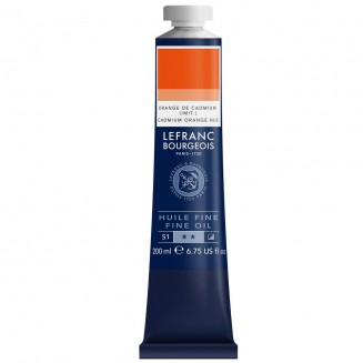 Lefranc & Bourgeois 200ml Fine Λάδι 797 Cadmium Orange Hue