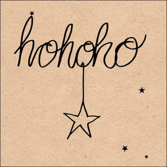 Ambiente 20 Χαρτοπετσέτες 33x33cm 3φύλλες Recycled Hohoho star FSC