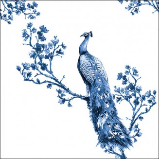 Ambiente 20 Χαρτοπετσέτες 33x33cm 3φύλλες Royal peacock FSC