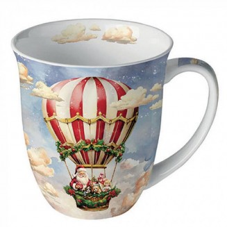 Ambiente Πορσελάνινη Κούπα 400ml Santas Air Balloon