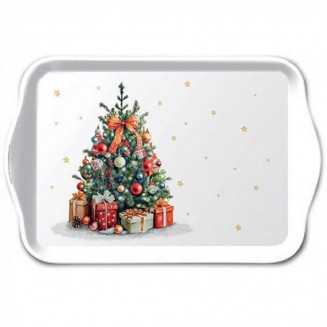 Ambiente Δίσκος Μελαμίνης 13x21cm Decorated Christmas Tree