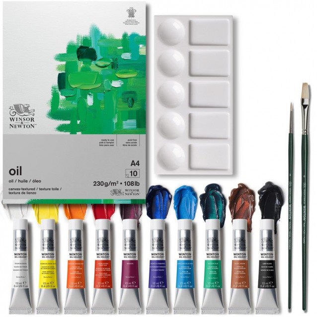 Winsor & Newton Σετ Δώρου Winton Oil Essentials 14 τεμαχίων