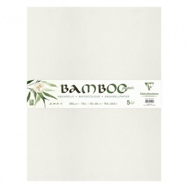 Clairefontaine Χαρτί Ακουαρέλας Bamboo 50x65cm 250g