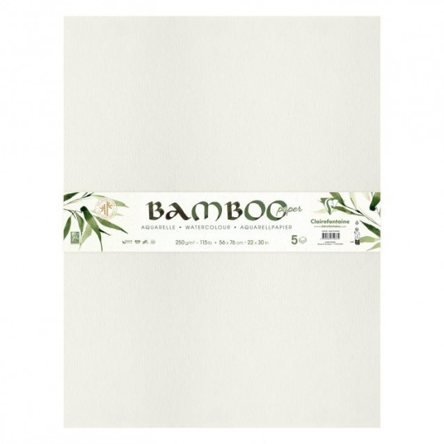 Clairefontaine Χαρτί Ακουαρέλας Bamboo 56x76cm 250g