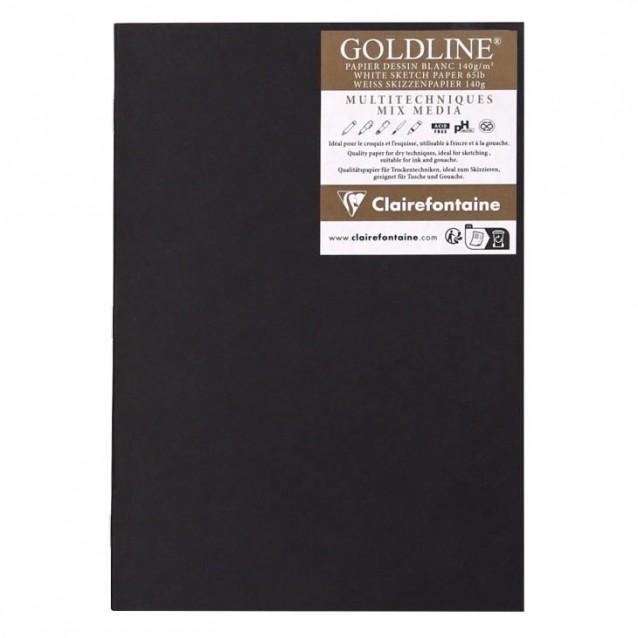 Clairefontaine Μπλοκ Σχεδίου Goldline 20Φ Α5 (14,8x21cm) 140g