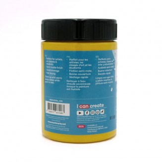 Mont Marte 300ml Studio Acrylic Medium Yellow