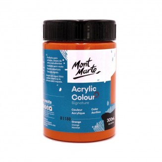 Mont Marte 300ml Studio Acrylic Orange