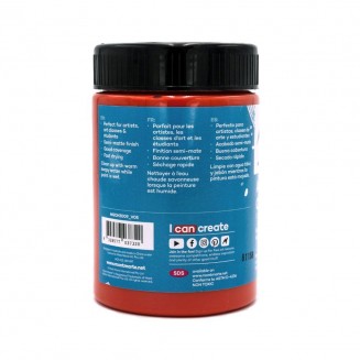 Mont Marte 300ml Studio Acrylic Vermilion