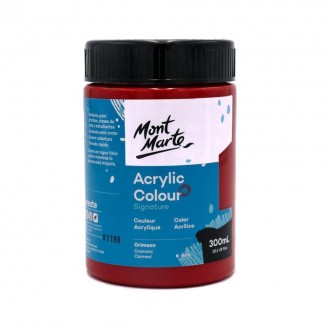 Mont Marte 300ml Studio Acrylic Crimson