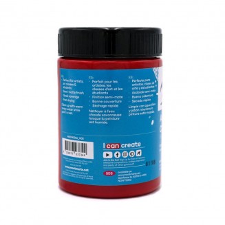 Mont Marte 300ml Studio Acrylic Crimson