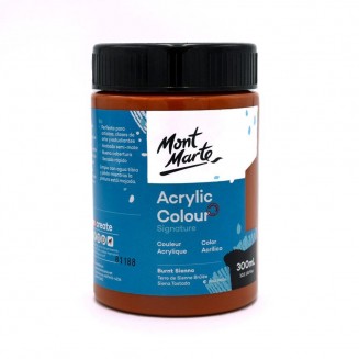 Mont Marte 300ml Studio Acrylic Burnt Sienna