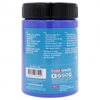 Mont Marte 300ml Studio Acrylic Ultramarine Blue