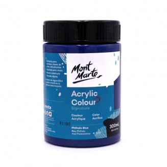 Mont Marte 300ml Studio Acrylic Phthalo Blue