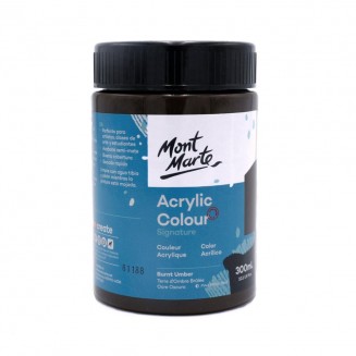 Mont Marte 300ml Studio Acrylic Burnt Umber