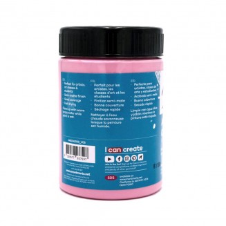 Mont Marte 300ml Studio Acrylic Pink