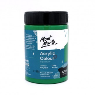 Mont Marte 300ml Studio Acrylic Monastral Green