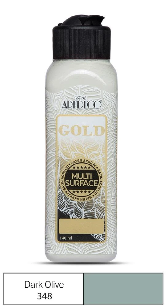 ArtdecoGold140mlΑκρυλικόMultiSurfaceDarkOlive348